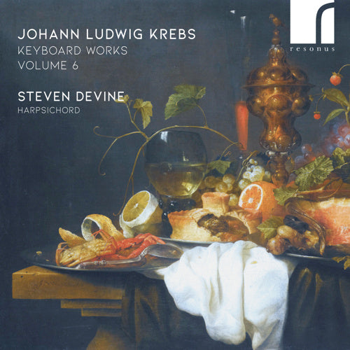 Johann Ludwig Krebs: Keyboard Works, Volume 6 - Steven Devine (harpsichord) - Resonus Classics - RES10376