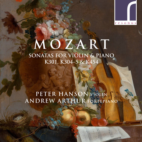 W.A. Mozart: Sonatas for Violin & Piano, K. 301, K. 304, K. 305, K. 454 - RES10281